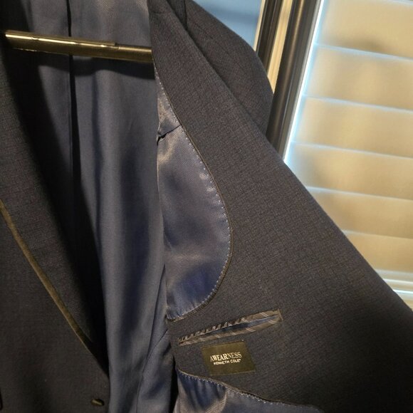 Blazer Navy Blue 98% wool 48R - Picture 2 of 2